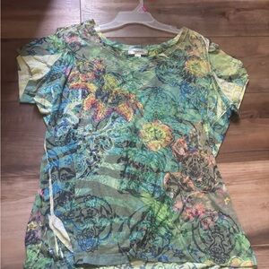 Floral Patterned Women's Top